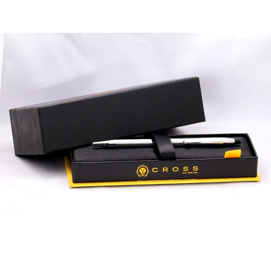 Cross Classic Century Oil-Based Ballpoint Pen Model 3502 with Chrome finish in dedicated box