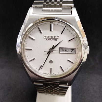 ORIENT ron Special Day Date Quartz Men's Watch — Japanese