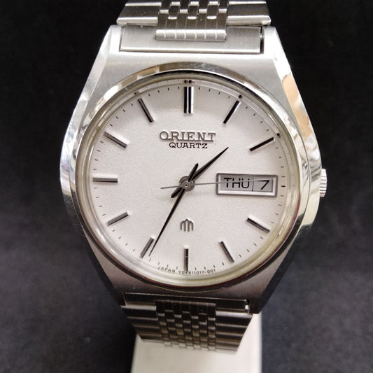 ORIENT ron Special Day Date Quartz Men's Watch — Japanese