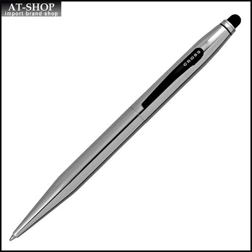 CROSS Cross Ballpoint Pen Tech Two Chrome AT0652-2 with 136mm length and 10mm diameter shaft