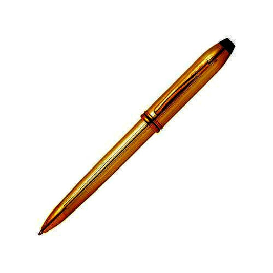Cross Tuento 10K Gold Plated pen with sleek design shown on white background