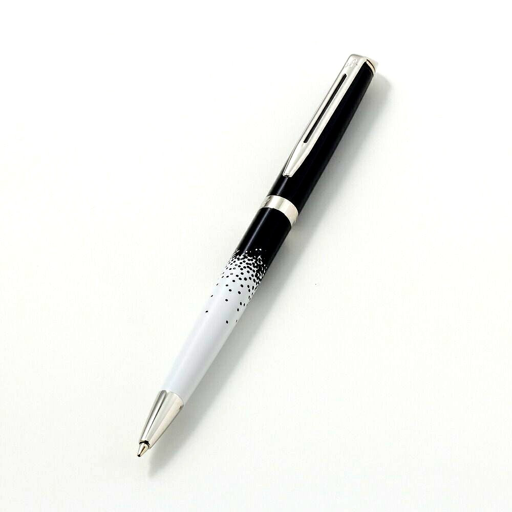 Waterman Ombre Lumiere Metropolitan CT Ballpoint Pen with sleek metallic finish and black grip, 13.5 cm long