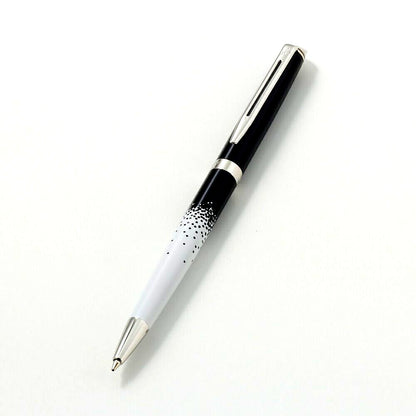 Waterman Ombre Lumiere Metropolitan CT Ballpoint Pen with sleek metallic finish and black grip, 13.5 cm long