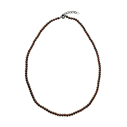 Pt850 Akoya pearl necklace featuring 3-3.5mm pearls and a 42cm strand with platinum clasp