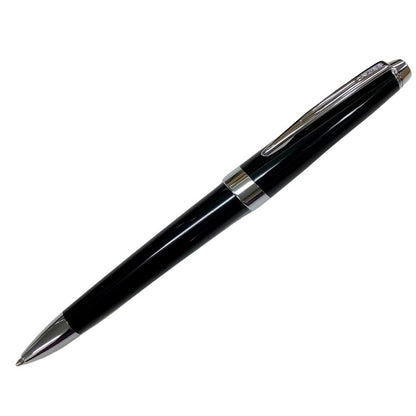 Cross Aventura ballpoint pen AT0152-1 twist style in black resin and brass with box and pamphlet
