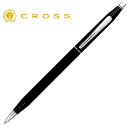 Cross Kuro Classic Century AT0082-77 black lacquer ballpoint pen with brass base and twist mechanism