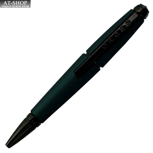 Cross Edge Selektip rollerball pen in green lacquer with slim 14.9mm body and retractable tip