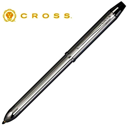 Cross Law Nika Kuro multi-function pen with black finish, 136mm length, slim 10mm body, and silver clip