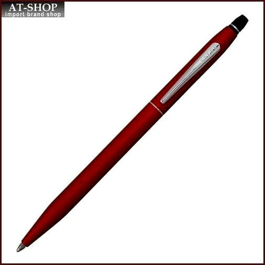 CROSS Ballpoint Pen Click Red model AT0622S-119 with 139mm length and slim 8mm diameter