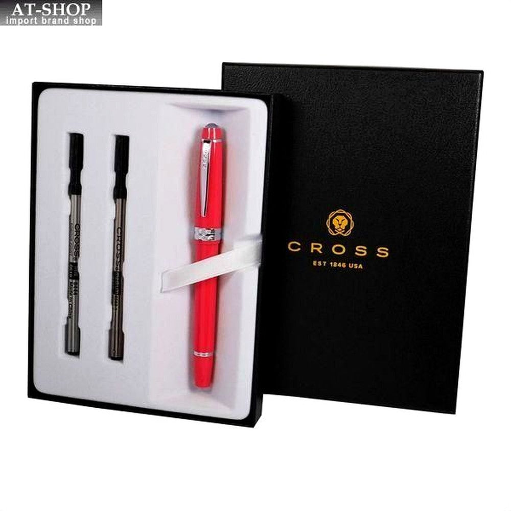 Cross Bailey Light AT0745-5-1-SET coral ballpoint pen with gift box and refill set