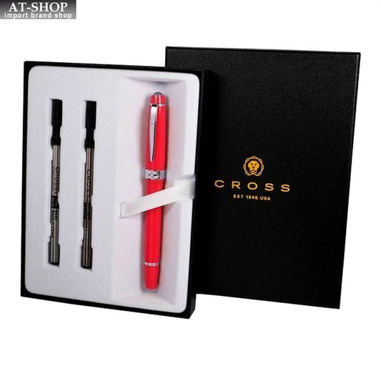 Cross Bailey Light AT0745-5-1-SET coral ballpoint pen with gift box and refill set