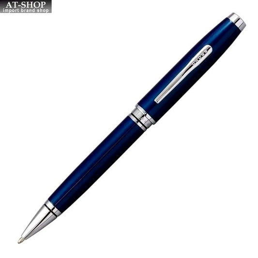 Cross Coventry NAT0662-9 blue lacquer ballpoint pen, closed length 140mm, sleek design