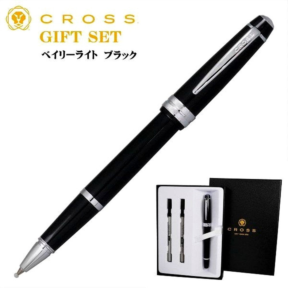 Limited Edition CROSS Bailey Light Black ballpoint pen with twist mechanism and glossy resin barrel