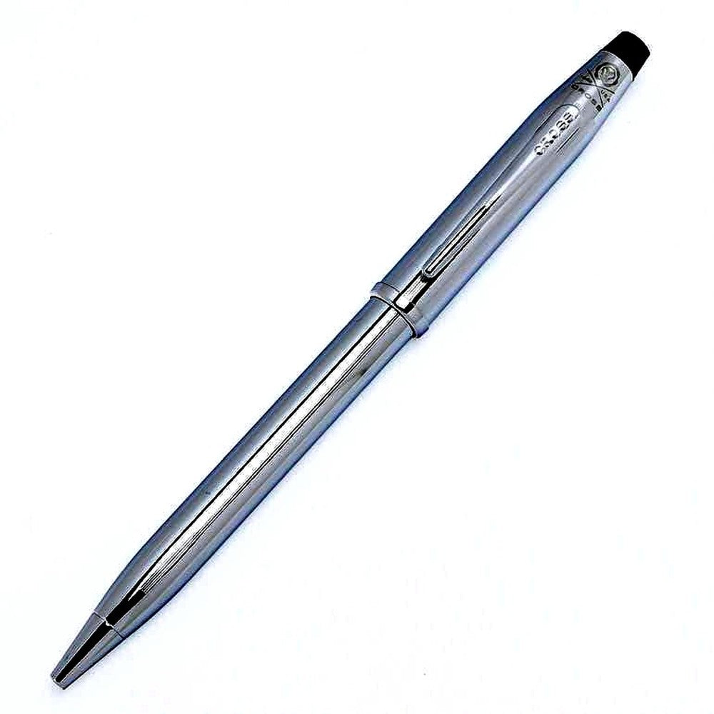 Cross Century II Chrome Ballpoint Pen N3502WG with rotary twist mechanism and black ink in original box