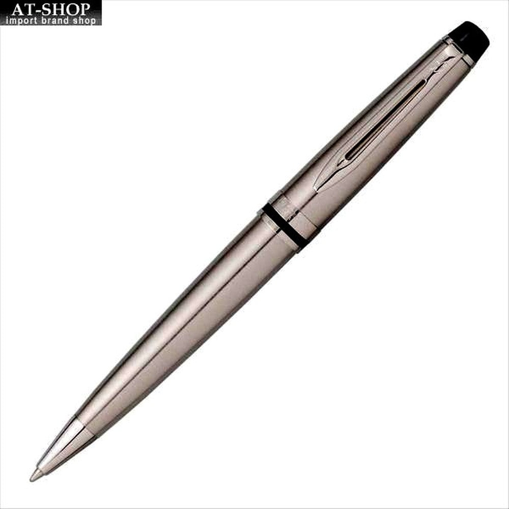 Waterman Expert Essential Metallic CT Ballpoint Pen with silver trim and metallic finish, 142mm length