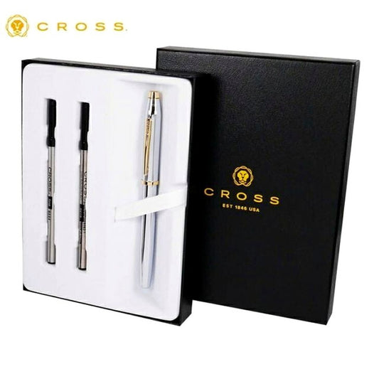 Cross Century II Select Tip Roller Ball Pen 3304-1-SET with medalist gift box and two gel ink refills