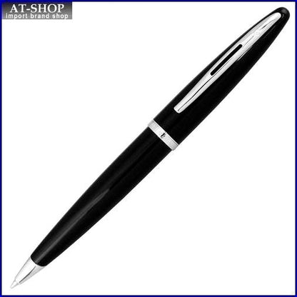 WATERMAN Ballpoint Pen Karen Black Sea wm1012 in black with silver accents and 144mm length
