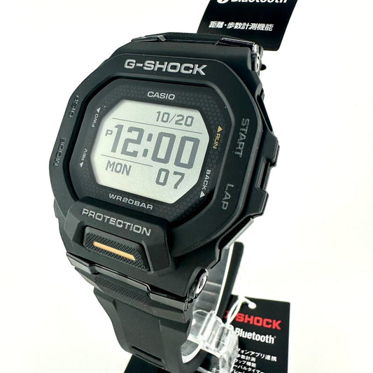 G-Shock G-Squad GBD-200-1A1JF digital watch with black resin band and gray face