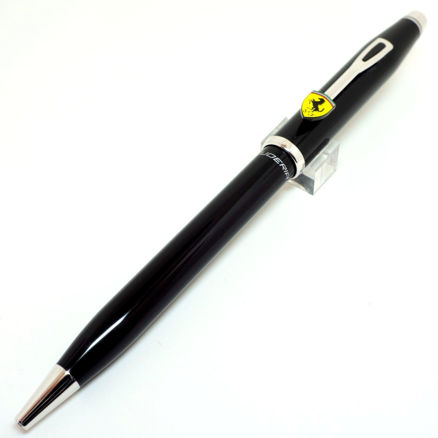 Cross Century II Scuderia Ferrari black gel ink pen model FR0082WG-119 with twist mechanism and brass body