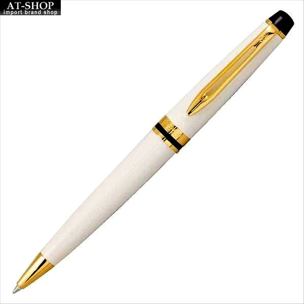 WATERMAN Expert Essential Ivory GT 2093769 ballpoint pen with gold trim and ivory barrel