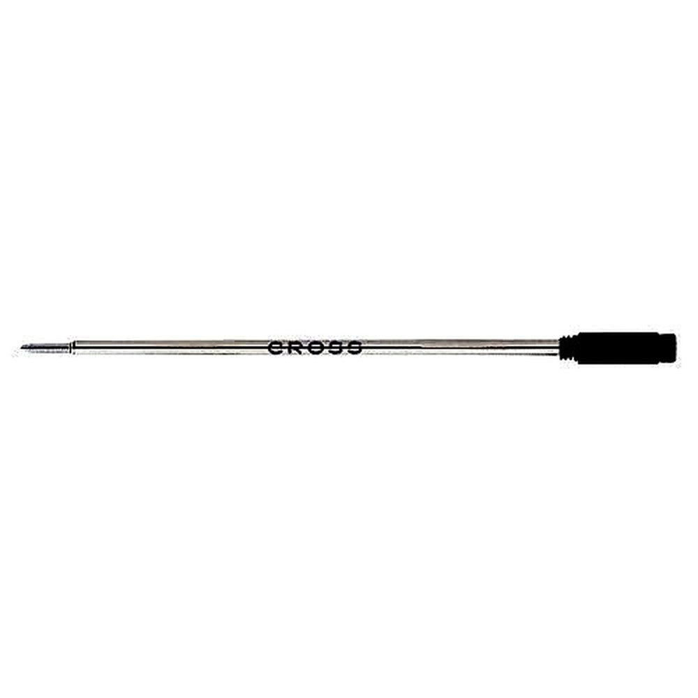 Three pack of Yamada Cross ballpoint pen refills black ink F tip model 8514 Japan import