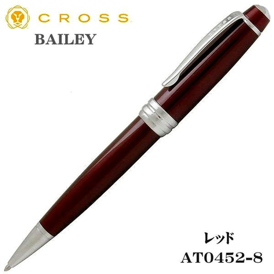 Cross Bailey Red AT0452-8 ballpoint pen with red barrel and twist action mechanism