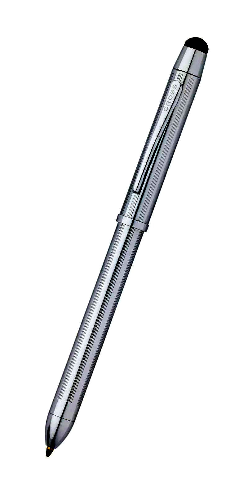 Cross Textry Chrome AT0090-1 multi-functional pen with black, red ballpoints and 0.5mm pencil