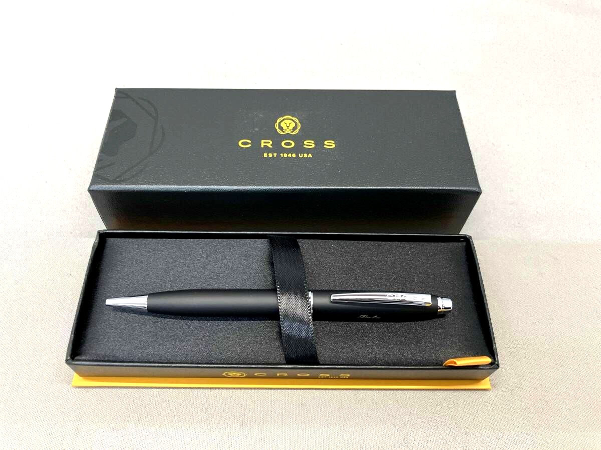 Cross Ballpoint Pen in black with sleek design and silver accents