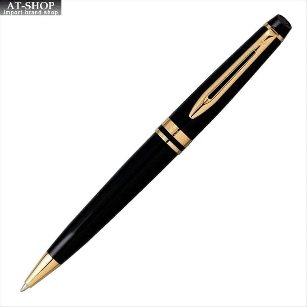 WATERMAN Expert Essential Black GT ballpoint pen 142mm length with gold trim
