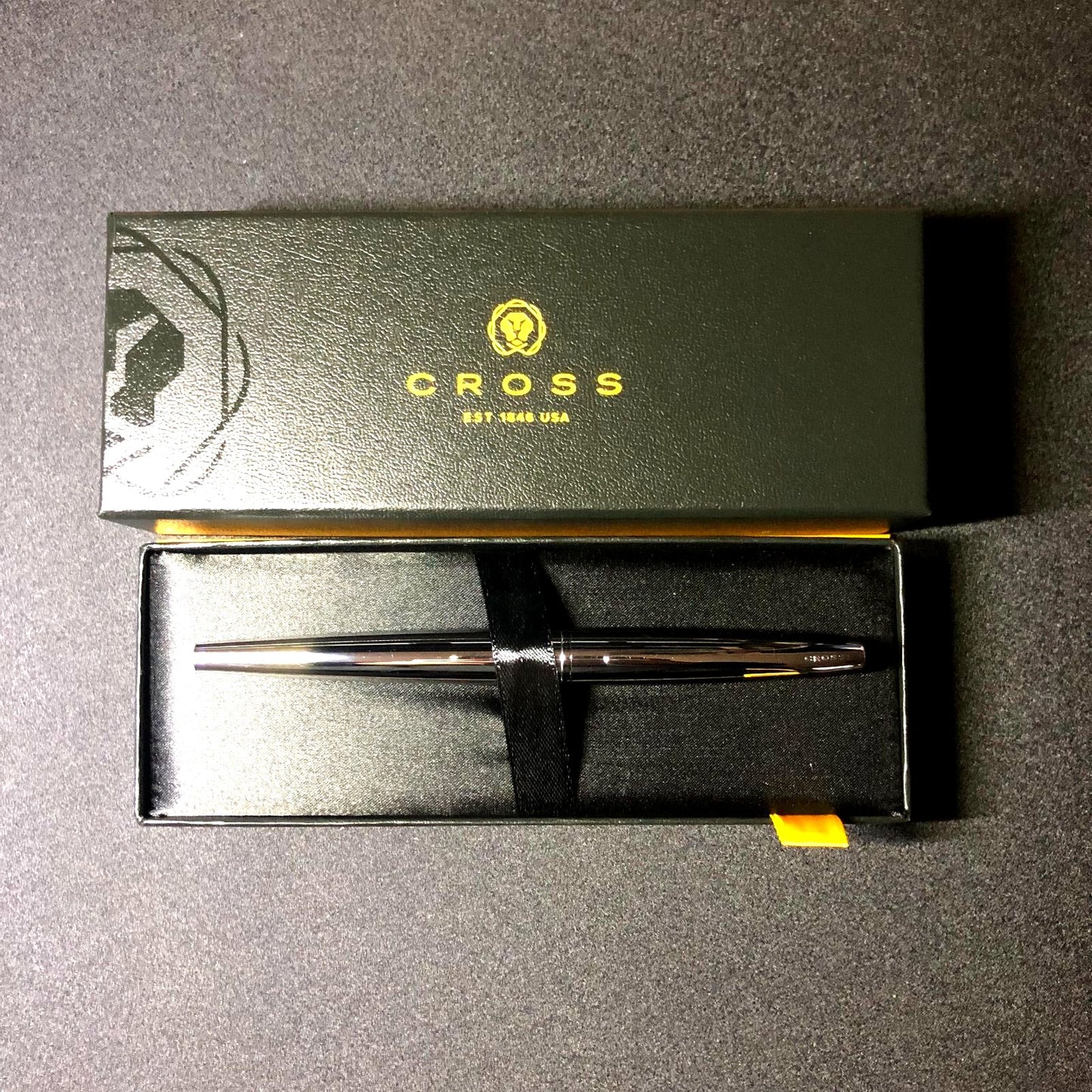 Cross ATX Pure Chrome Fine Point Pen Model ATX 886-2F with original box and warranty card