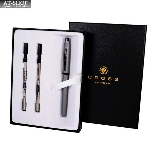 Cross Century II Selectip rollerball pen in gunmetal gray with a dedicated gift box and two refills