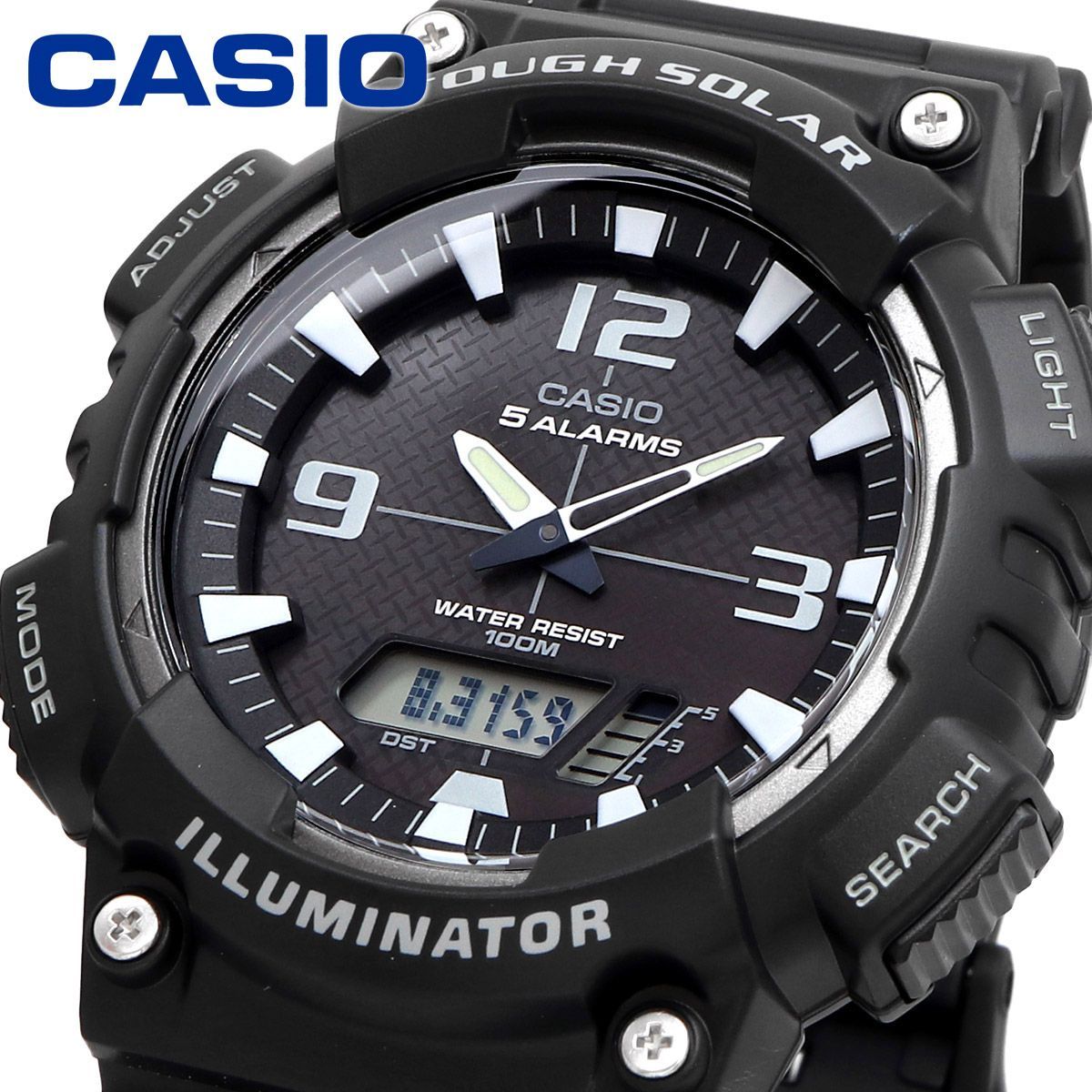 CASIO AQ-S810W-1AV Solar Men's Watch — Japanese