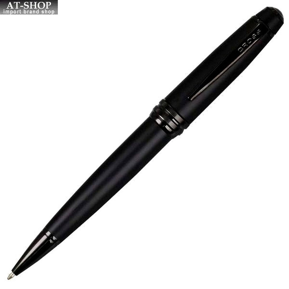Cross Bailey AT0452-19 ballpoint pen in matte black lacquer finish, 136mm length, sleek and elegant design
