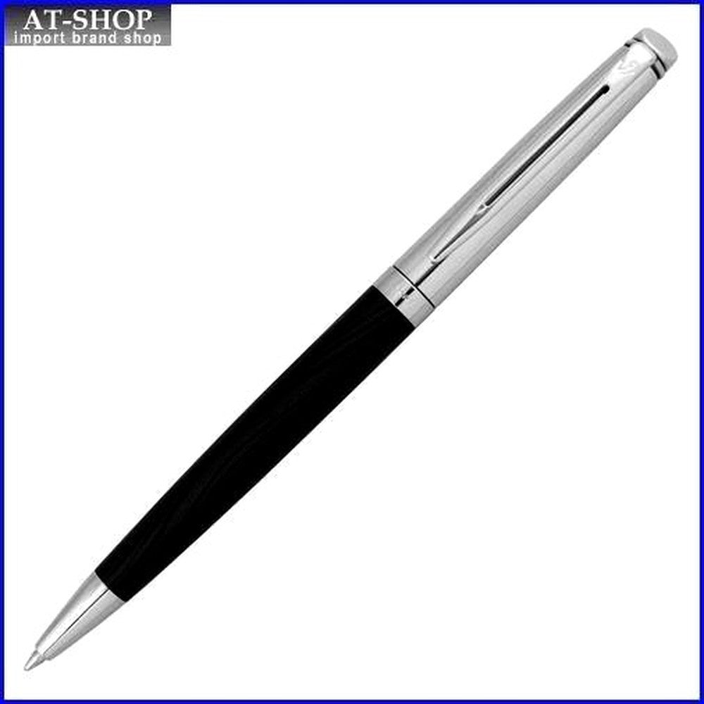WATERMAN Metropolitan DX Silky CT S2258382 ballpoint pen with smooth black and silver finish