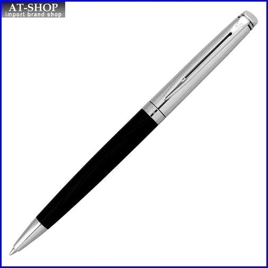 WATERMAN Metropolitan DX Silky CT S2258382 ballpoint pen with smooth black and silver finish