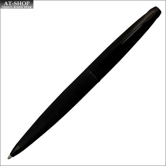CROSS ATX ballpoint pen with brushed black finish and polished black PVD clip and tip