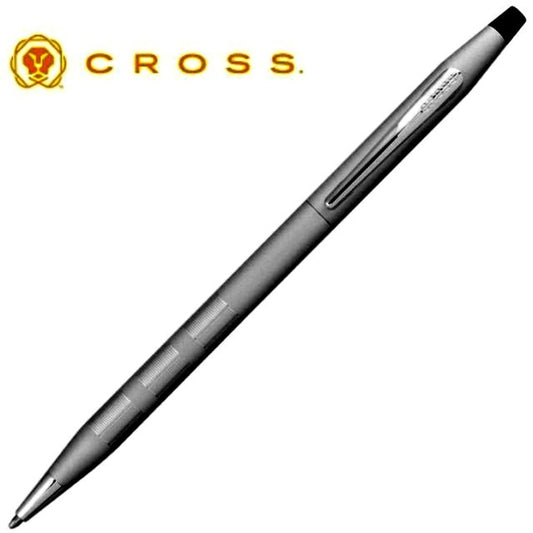 Kuro Cross Century AT0082-14 Brush Ballpoint Pen with black finish and silver clip