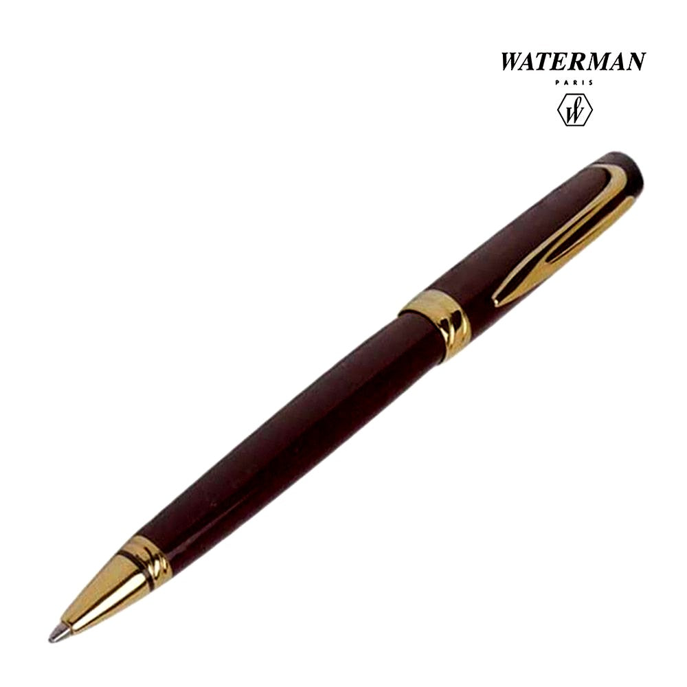 Waterman Liaison Ruby Red ballpoint pen with twist tip and sleek red glossy finish