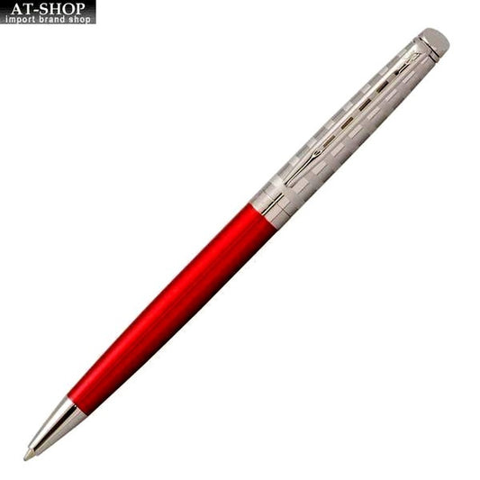 Waterman Metropolitan Deluxe Stripe Reed CT 2118357 twist pen with stainless steel lacquer finish and palladium plated trims