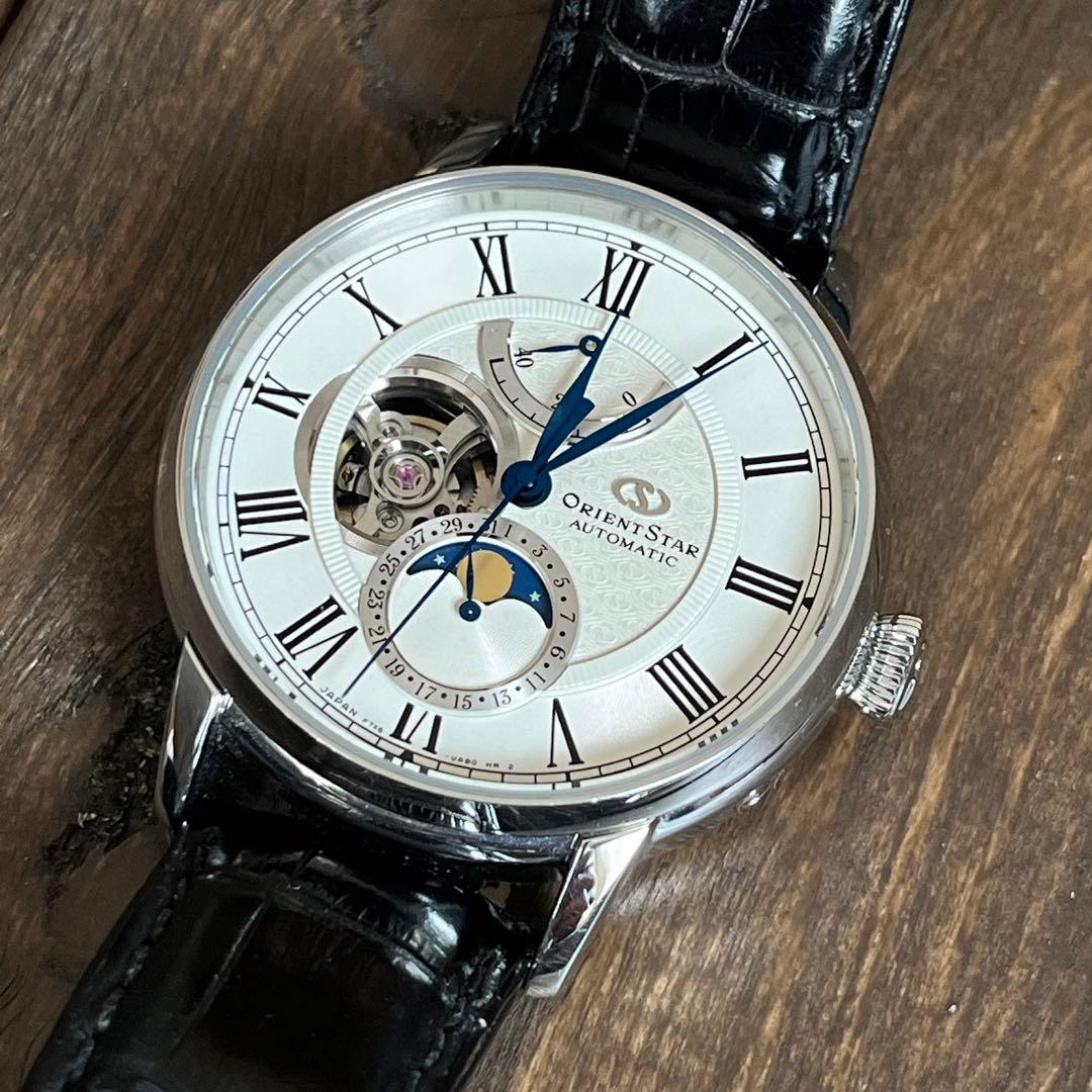ORIENT Star Moonphase Automatic Men's Watch — Japanese