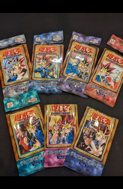 Yu-Gi-Oh Yu-Gi-Oh! Volume 1 to Volume 7 Complete Empty Pack 7 Types Pack — Japanese