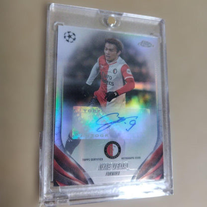 Japan National Team Ueda Kyosei Player Autographed Card — Japanese