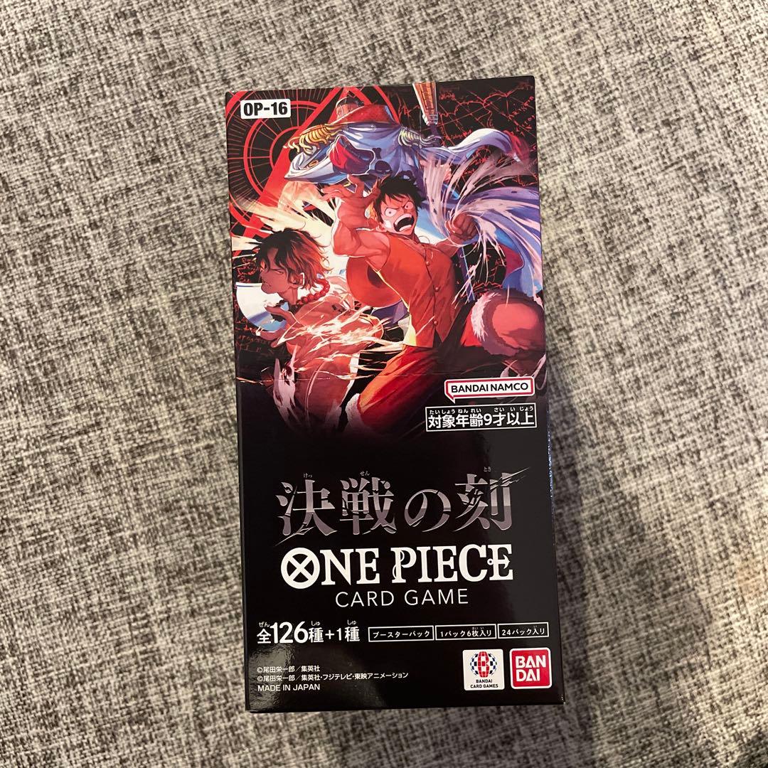 One Piece One Piece Card Game Battle of the Decisive Moment OP-16 Booster Pack Box Box — OP-16 — Japanese
