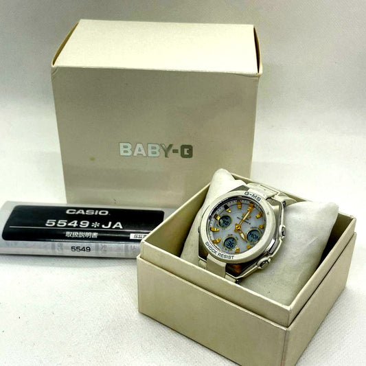 Casio G-Shock Baby-G G-MS MSG-W100 watch with minor scratches and original box Japan import