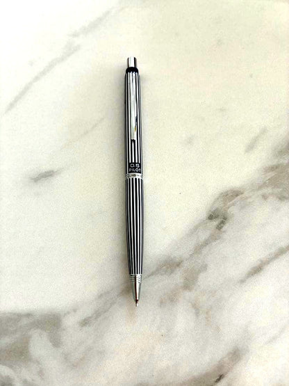 Close-up of a Pilot mechanical pencil in excellent condition, lightly used
