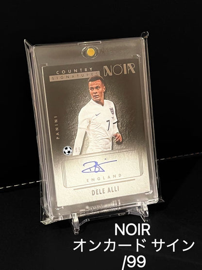 Dele Alli On-Card Signature PANINI NOIR — Japanese