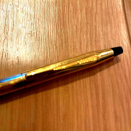 Cross Classic Century No.49 ballpoint pen with gold accents and oil-based ink, Japan import