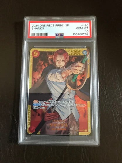 PSA 10 One Piece Shanks SEC — Japanese