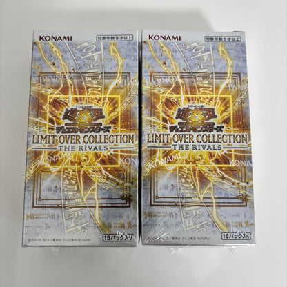 Yu-Gi-Oh Limit Over Collection The rivals 2Box Set with Shrink Box — Japanese