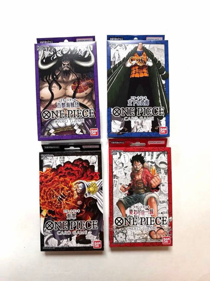 One Piece One Piece Card Game Starter Deck 4-Piece Set Box L — Japanese